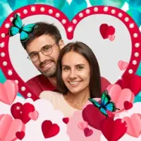 Romantic love photo editor