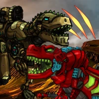 Dino Robot Battle Arena: War