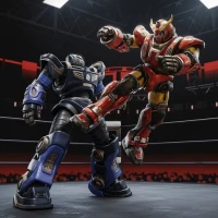 Vòng đấu vật Robot